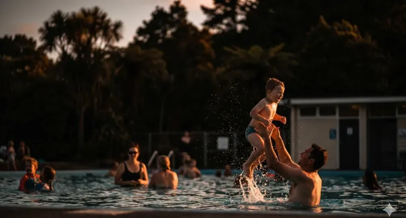 Free swimming for children 16 and under